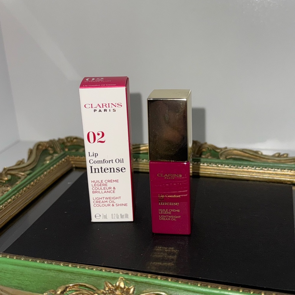 Clarins Lip Comfort Oil Intense Plum 02